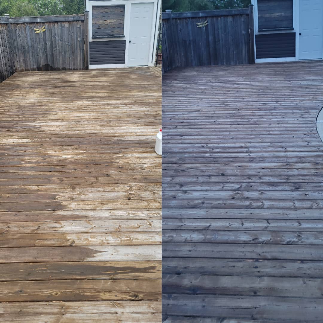 Deck Cleaning and Sealing in Angus, ON